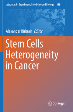 Couverture de l’ouvrage Stem Cells Heterogeneity in Cancer