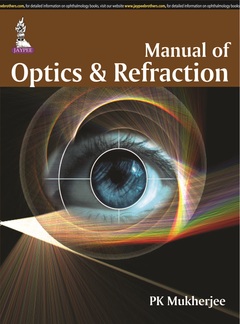 Couverture de l’ouvrage Manual of Optics and Refraction