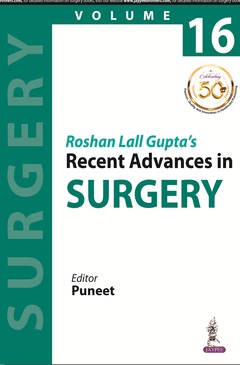 Couverture de l’ouvrage Roshan Lall Gupta's Recent Advances in Surgery - 16