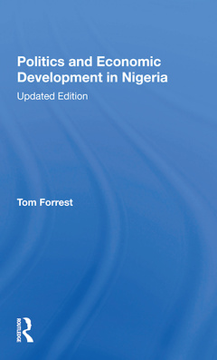 Couverture de l’ouvrage Politics And Economic Development In Nigeria