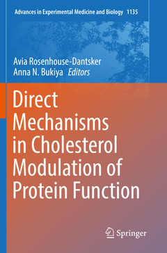 Couverture de l’ouvrage Direct Mechanisms in Cholesterol Modulation of Protein Function