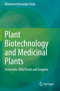 Couverture de l’ouvrage Plant Biotechnology and Medicinal Plants