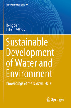 Couverture de l’ouvrage Sustainable Development of Water and Environment