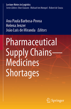 Couverture de l’ouvrage Pharmaceutical Supply Chains - Medicines Shortages