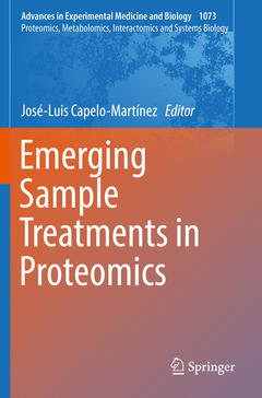 Couverture de l’ouvrage Emerging Sample Treatments in Proteomics