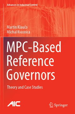 Couverture de l’ouvrage MPC-Based Reference Governors