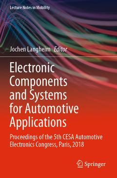 Couverture de l’ouvrage Electronic Components and Systems for Automotive Applications 