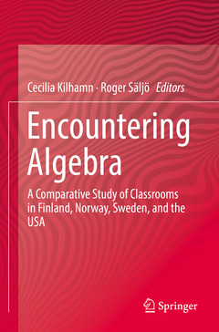 Couverture de l’ouvrage Encountering Algebra