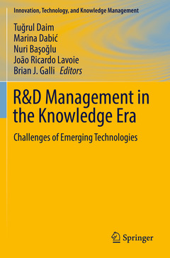Couverture de l’ouvrage R&D Management in the Knowledge Era