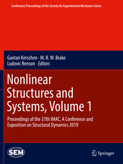 Couverture de l’ouvrage Nonlinear Structures and Systems, Volume 1
