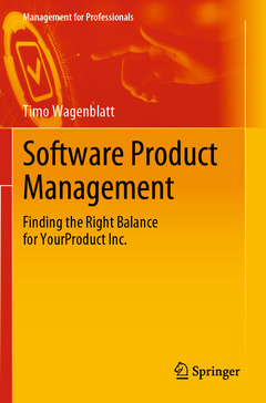 Couverture de l’ouvrage Software Product Management