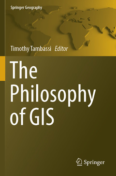 Couverture de l’ouvrage The Philosophy of GIS