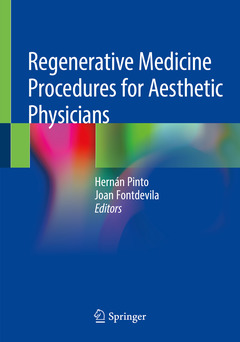 Couverture de l’ouvrage Regenerative Medicine Procedures for Aesthetic Physicians