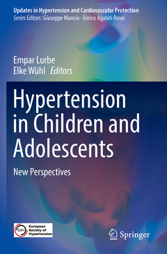 Couverture de l’ouvrage Hypertension in Children and Adolescents