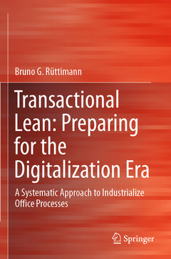 Couverture de l’ouvrage Transactional Lean: Preparing for the Digitalization Era