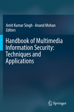 Couverture de l’ouvrage Handbook of Multimedia Information Security: Techniques and Applications