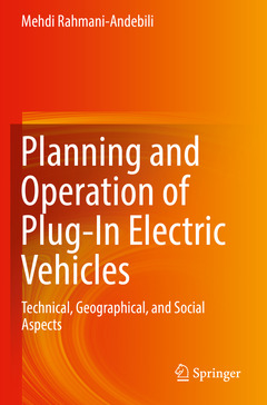 Couverture de l’ouvrage Planning and Operation of Plug-In Electric Vehicles