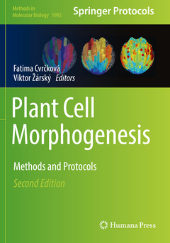 Couverture de l’ouvrage Plant Cell Morphogenesis