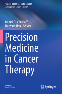 Couverture de l’ouvrage Precision Medicine in Cancer Therapy