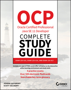 Couverture de l’ouvrage OCP Oracle Certified Professional Java SE 11 Developer Complete Study Guide