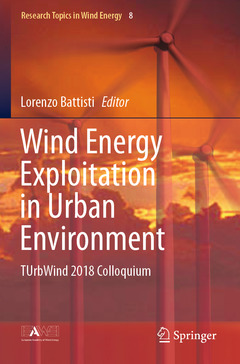 Couverture de l’ouvrage Wind Energy Exploitation in Urban Environment