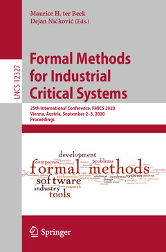 Couverture de l’ouvrage Formal Methods for Industrial Critical Systems