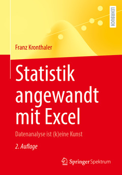 Couverture de l’ouvrage Statistik angewandt mit Excel