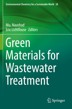 Couverture de l’ouvrage Green Materials for Wastewater Treatment