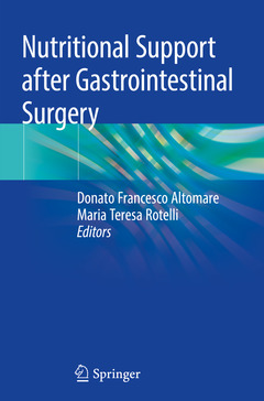 Couverture de l’ouvrage Nutritional Support after Gastrointestinal Surgery