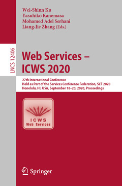 Couverture de l’ouvrage Web Services – ICWS 2020