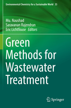 Couverture de l’ouvrage Green Methods for Wastewater Treatment