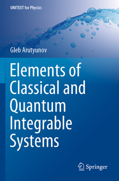 Couverture de l’ouvrage Elements of Classical and Quantum Integrable Systems 