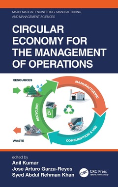 Couverture de l’ouvrage Circular Economy for the Management of Operations