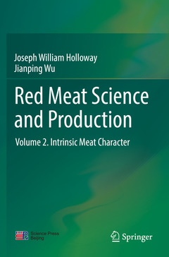Couverture de l’ouvrage Red Meat Science and Production