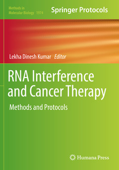 Couverture de l’ouvrage RNA Interference and Cancer Therapy