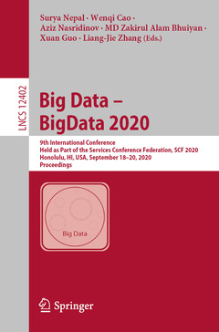 Cover of the book Big Data - BigData 2020