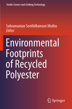 Cover of the book Environmental Footprints of Recycled Polyester
