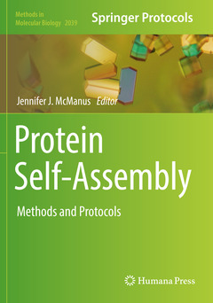 Couverture de l’ouvrage Protein Self-Assembly