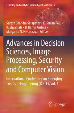 Couverture de l’ouvrage Advances in Decision Sciences, Image Processing, Security and Computer Vision