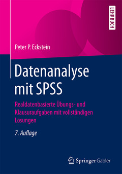 Couverture de l’ouvrage Datenanalyse mit SPSS