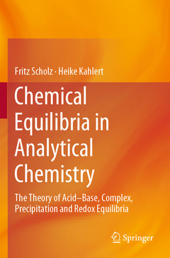 Couverture de l’ouvrage Chemical Equilibria in Analytical Chemistry