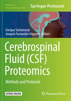 Couverture de l’ouvrage Cerebrospinal Fluid (CSF) Proteomics
