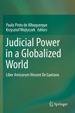 Couverture de l’ouvrage Judicial Power in a Globalized World