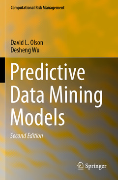 Couverture de l’ouvrage Predictive Data Mining Models