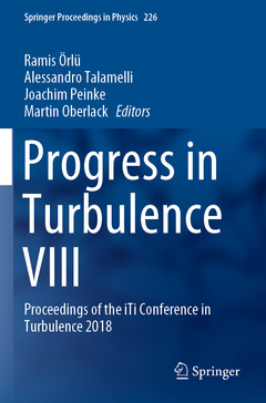 Couverture de l’ouvrage Progress in Turbulence VIII
