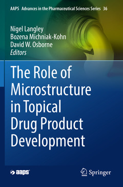 Cover of the book The Role of Microstructure in Topical Drug Product Development