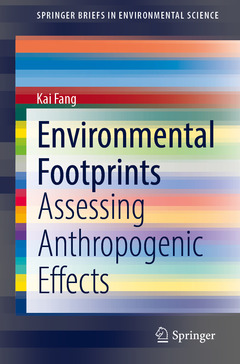 Couverture de l’ouvrage Environmental Footprints