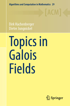 Couverture de l’ouvrage Topics in Galois Fields