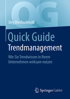 Couverture de l’ouvrage Quick Guide Trendmanagement