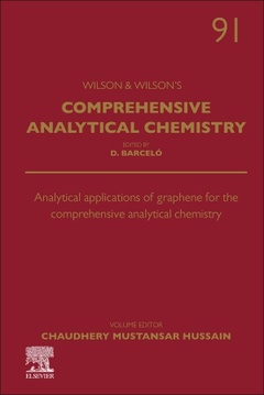 Couverture de l’ouvrage Analytical Applications of Graphene for Comprehensive Analytical Chemistry